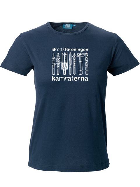 T-shirt Dam, Marinblå - Bits
